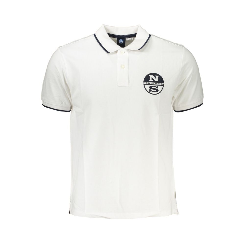 North Sails Hvid Bomuldspoloshirt