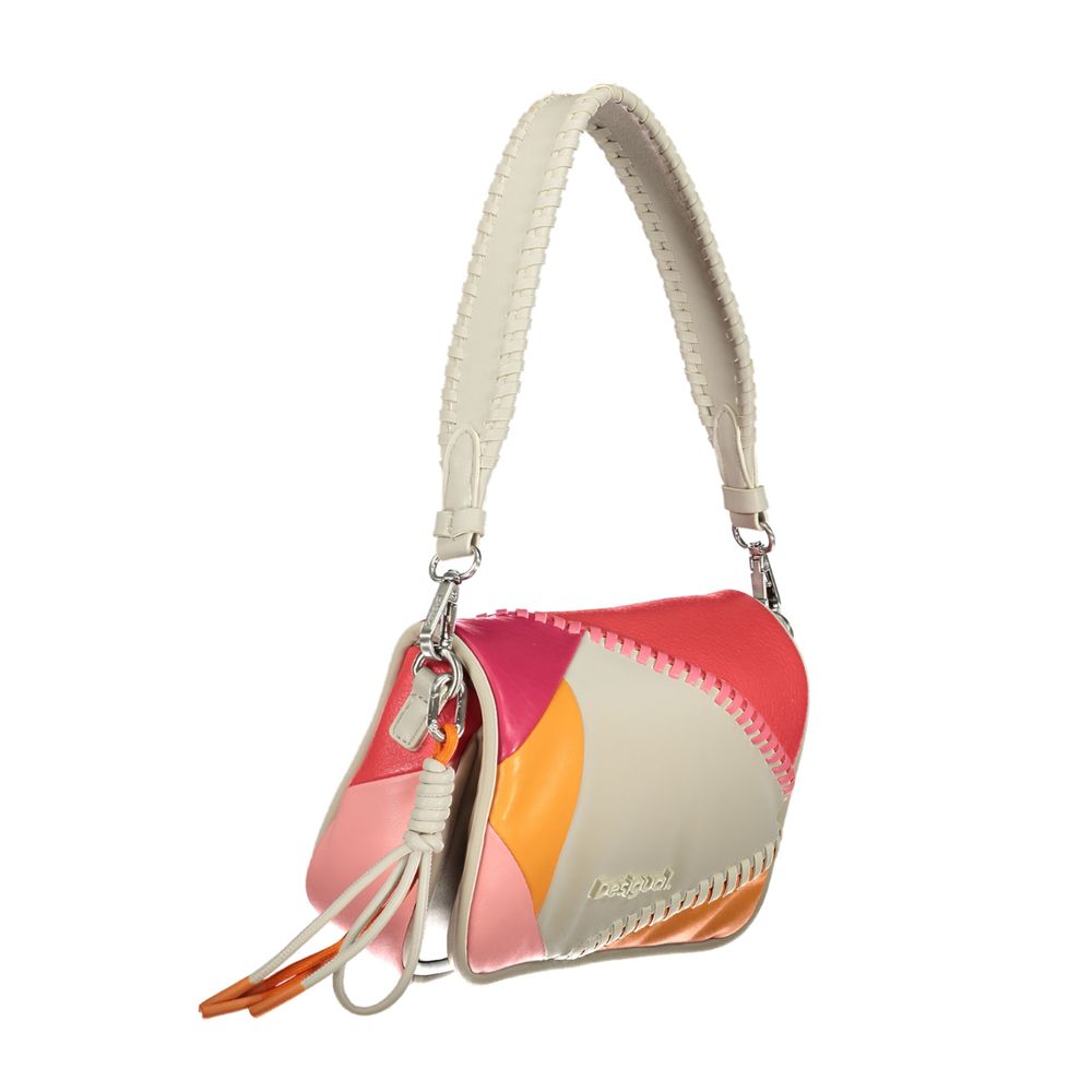 Desigual Hvid Polyethylen Håndtaske