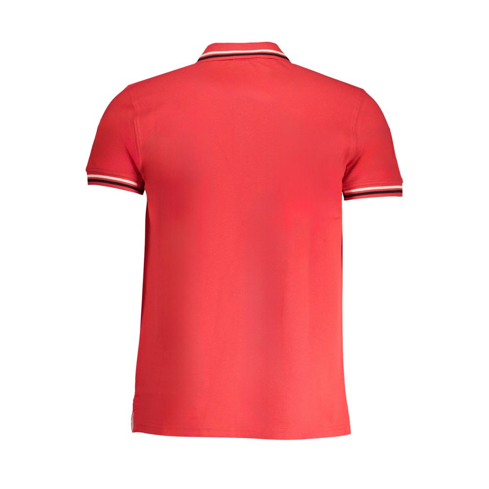 Cavalli Class rød bomuldspoloshirt