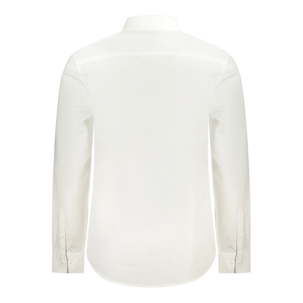 Calvin Klein Hvid Bomuldsskjorte