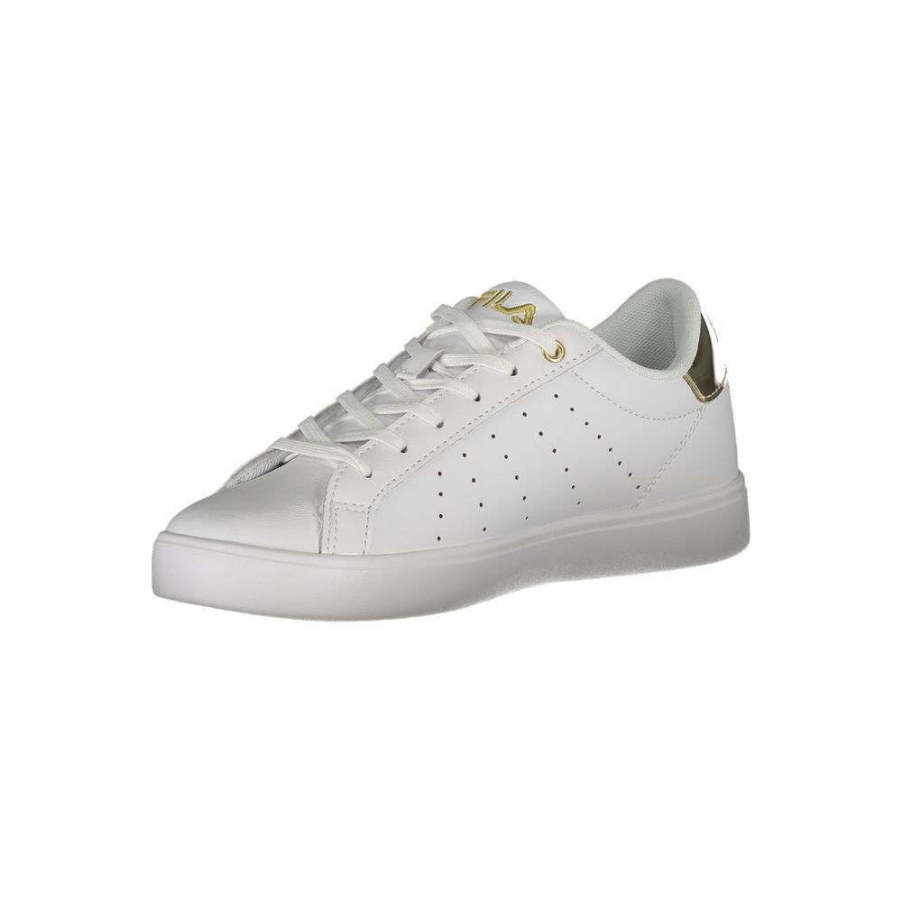 Fila Lace-Up Luxe Sneakers med Gyldne Accenter