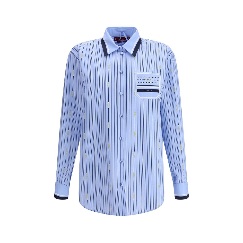 Gucci Stribet Skjorte