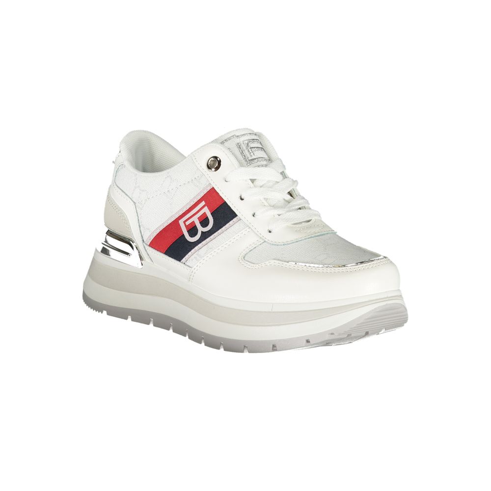 Laura Biagiotti Hvid Polyester Dame Sneaker