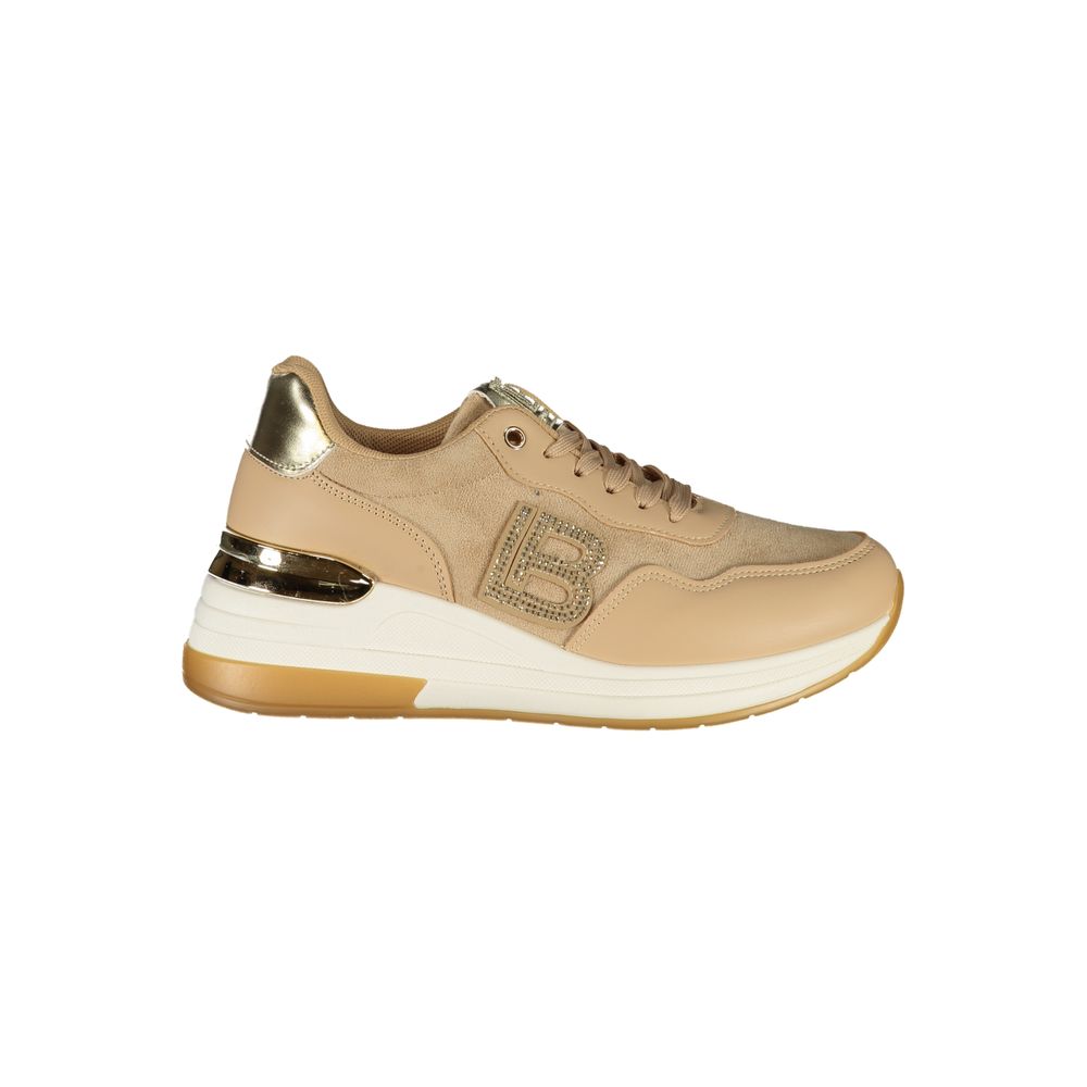 Laura Biagiotti Beige Polyester Dame Sneaker