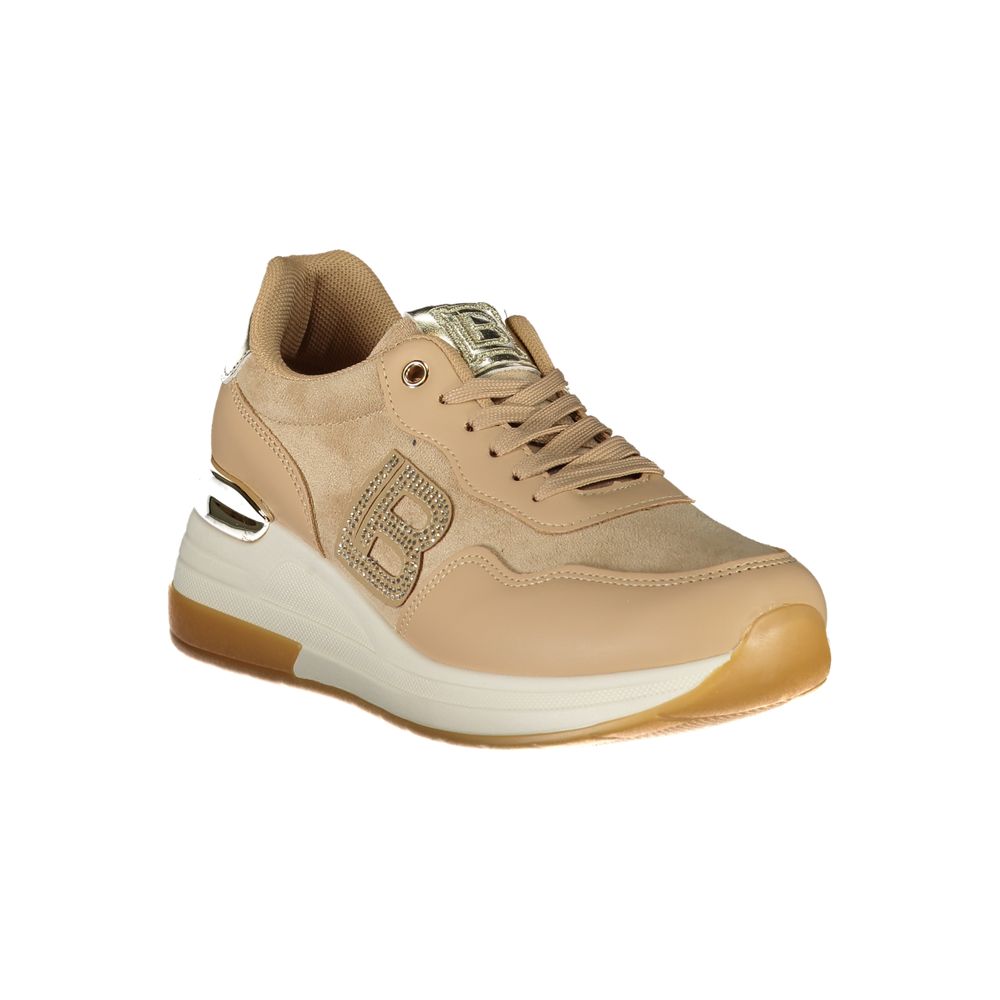 Laura Biagiotti Beige Polyester Dame Sneaker