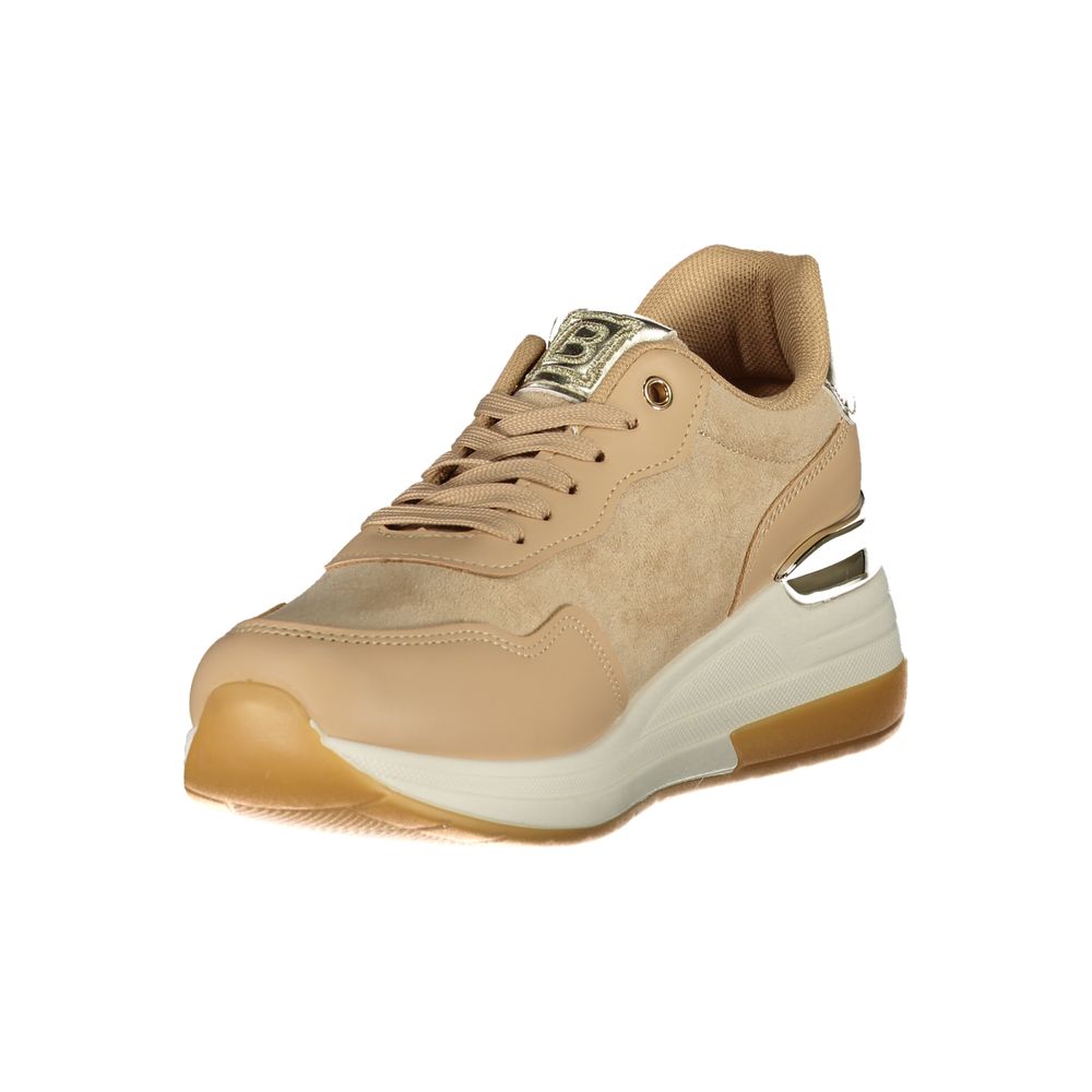 Laura Biagiotti Beige Polyester Dame Sneaker