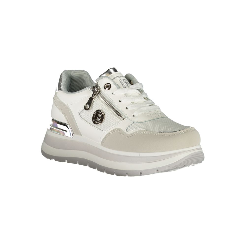 Laura Biagiotti Hvid Polyester Dame Sneaker