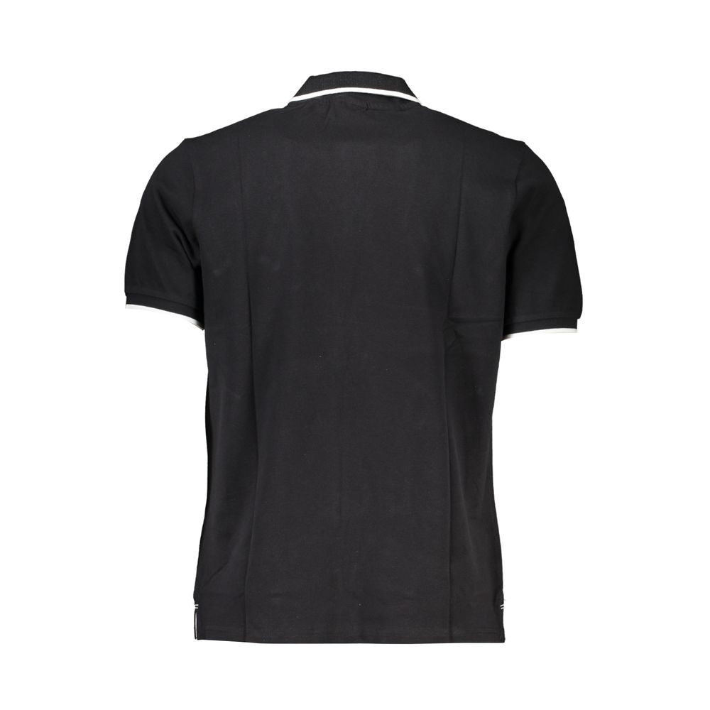 North Sails sort bomuldspoloshirt