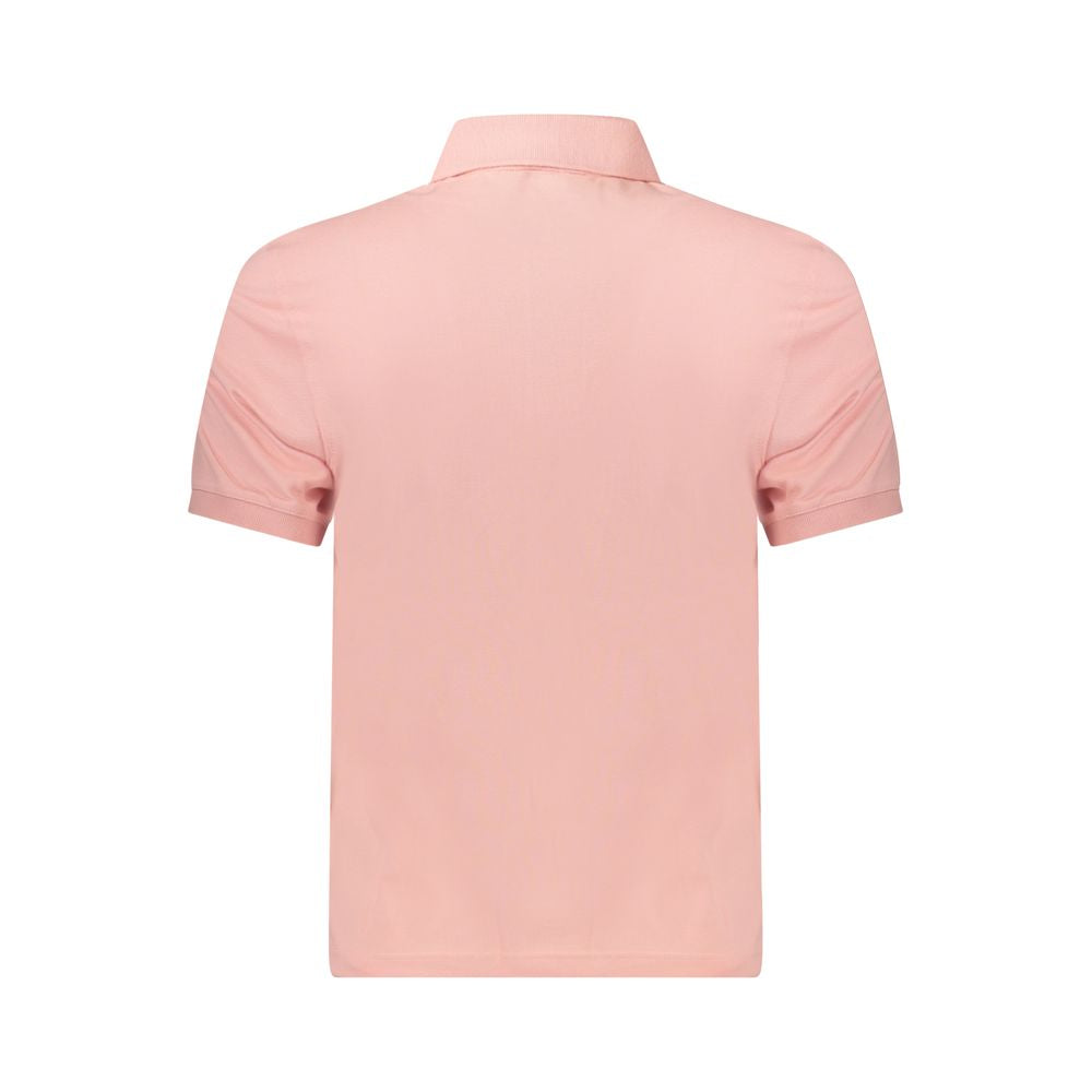 KWAY Lyserød bomuldspoloshirt til mænd