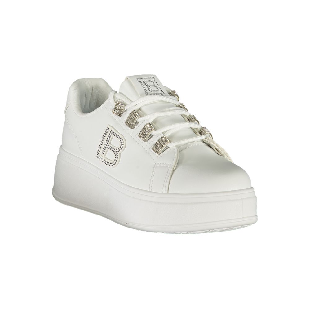 Laura Biagiotti Hvid Polyester Dame Sneaker