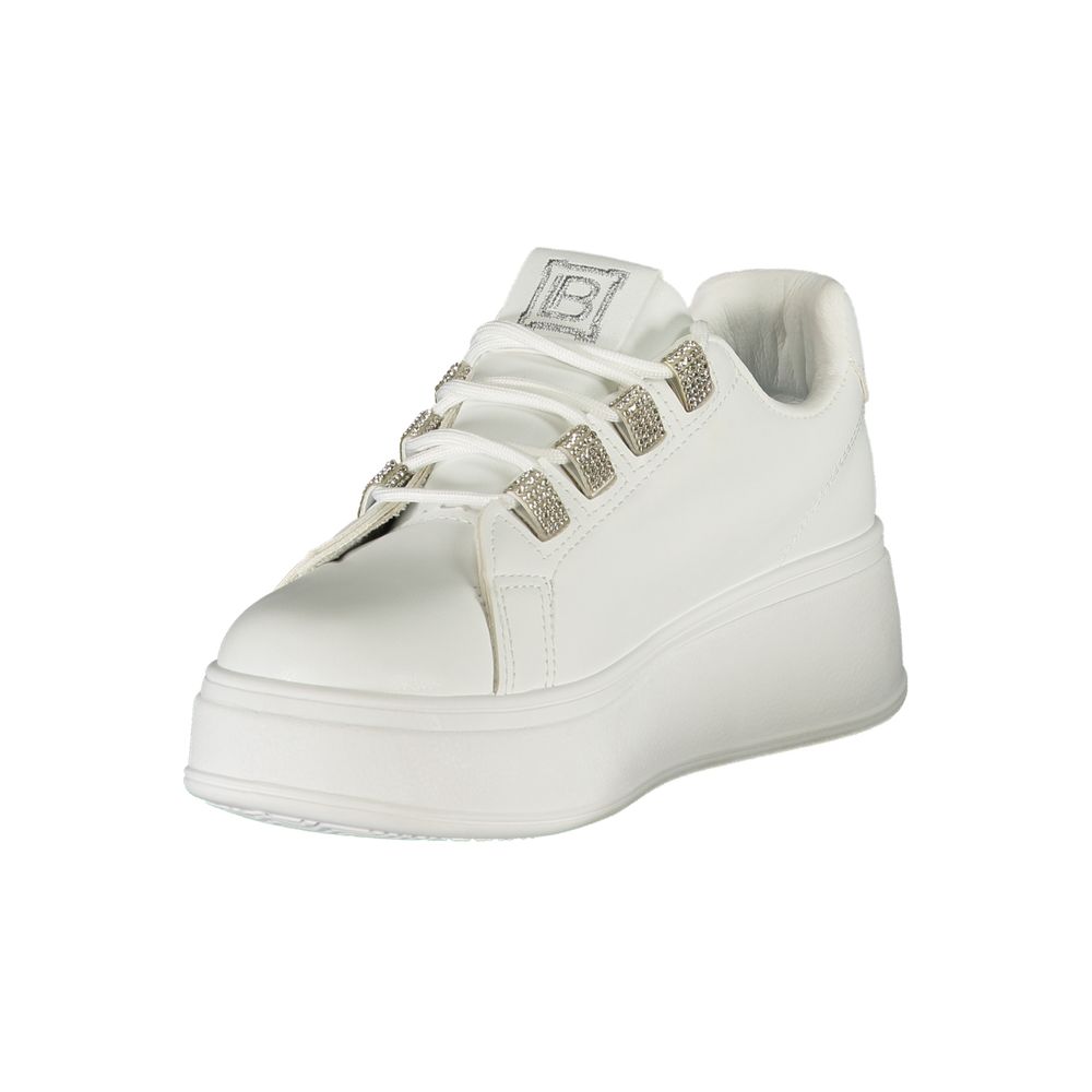 Laura Biagiotti Hvid Polyester Dame Sneaker