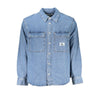 Calvin Klein Light Blue Cotton Men Shirt