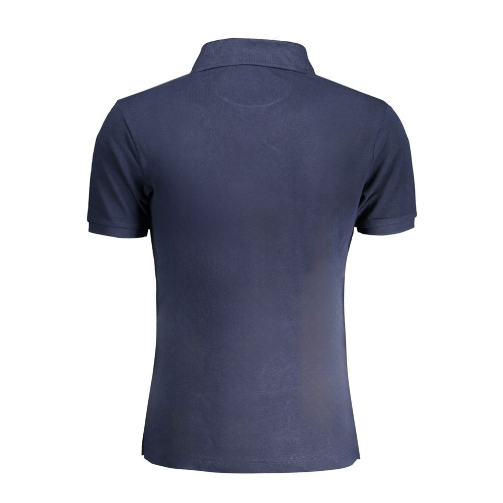 La Martina blå poloshirt i bomuld