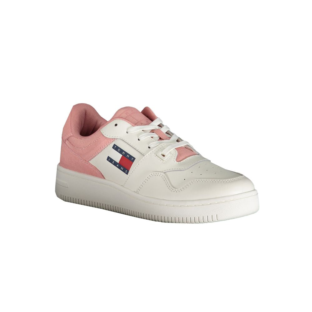 Tommy Hilfiger lyserød polyester-sneaker