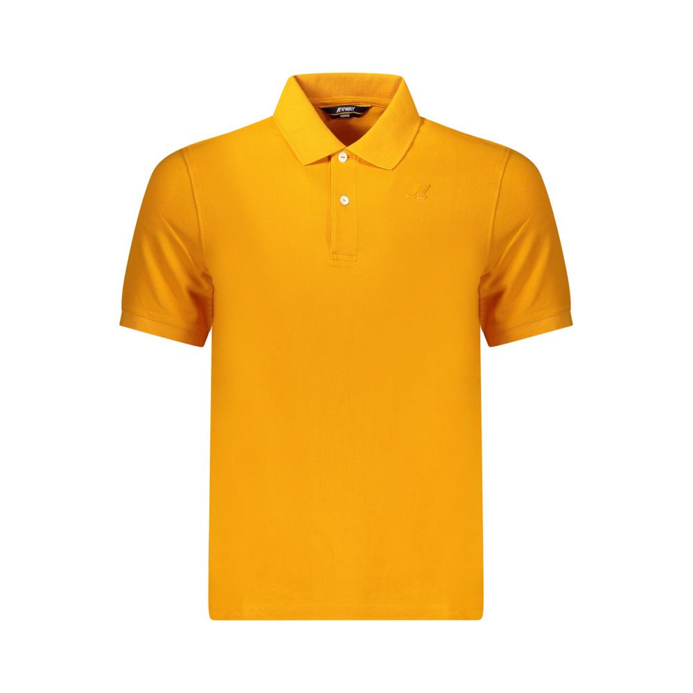 KWAY Orange bomuldspoloshirt til mænd