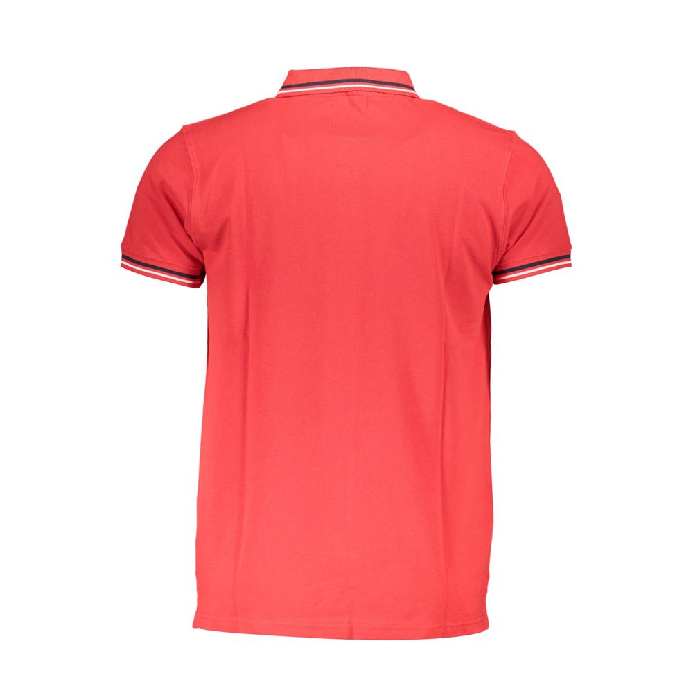 Cavalli Class rød bomuldspoloshirt