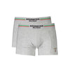 Aeronautica Militare Gray Cotton Men Boxer Short