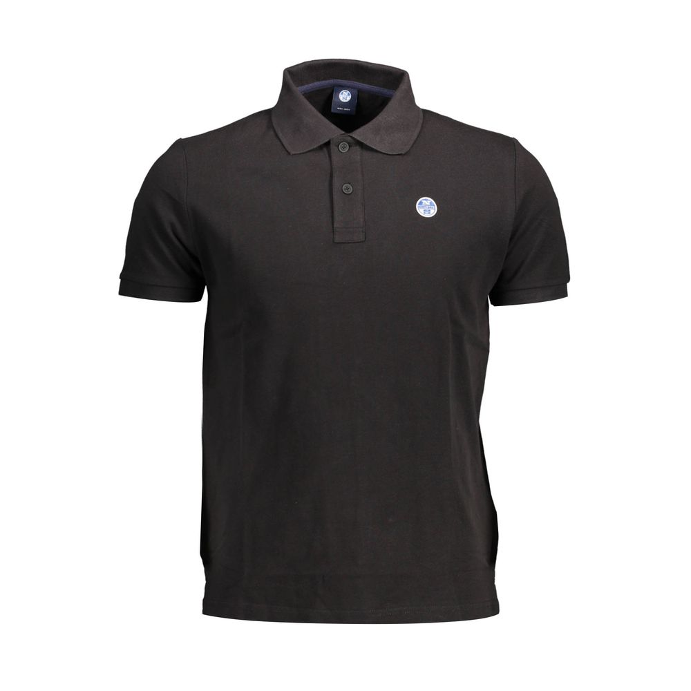 North Sails sort bomuldspoloshirt til mænd