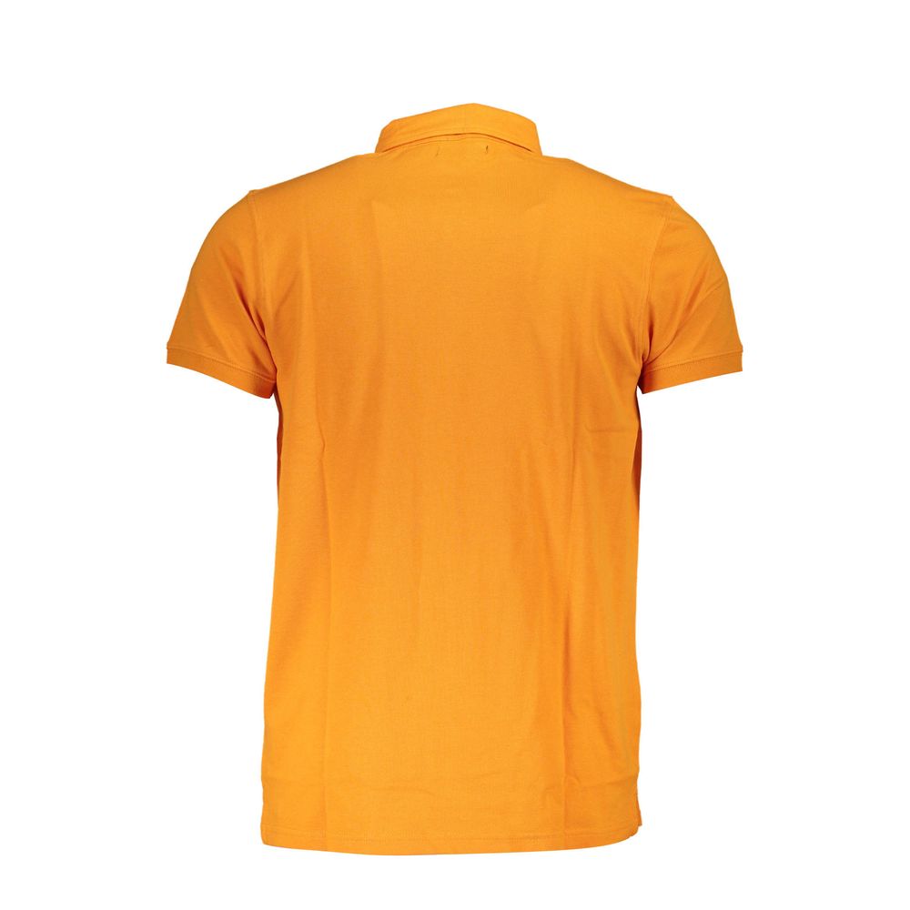 Cavalli Class Orange Bomuldspoloshirt