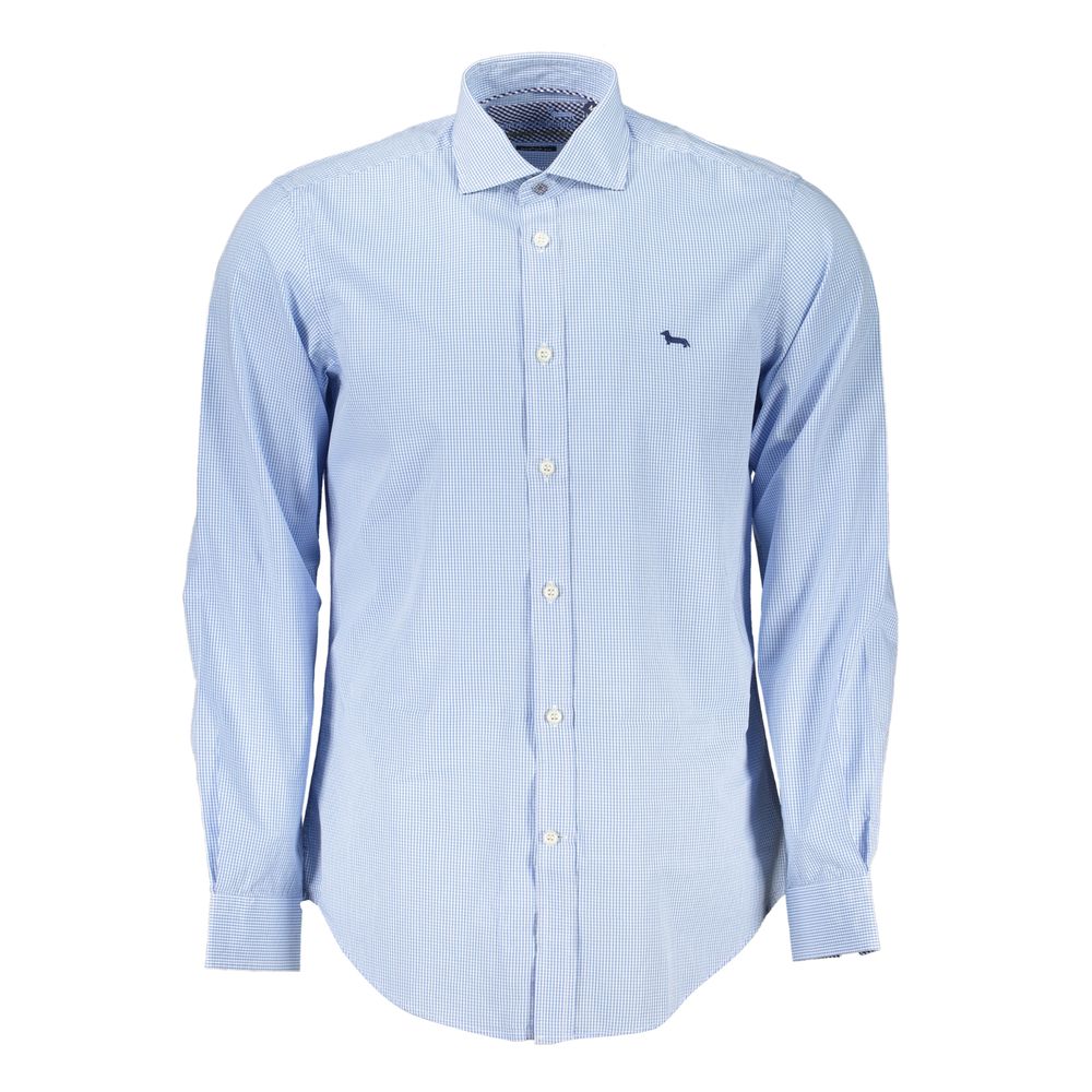Harmont & Blaine Light Blue Cotton Men Shirt