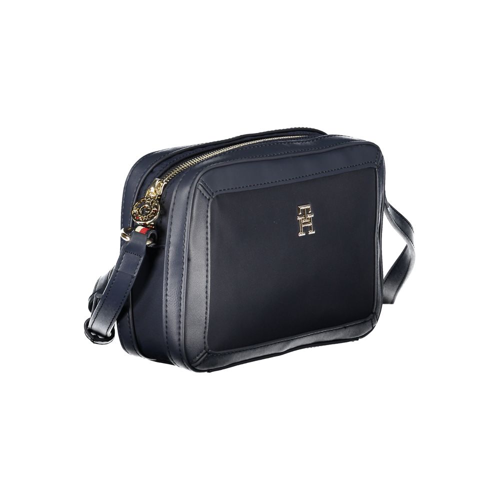 Tommy Hilfiger blå polyester håndtaske