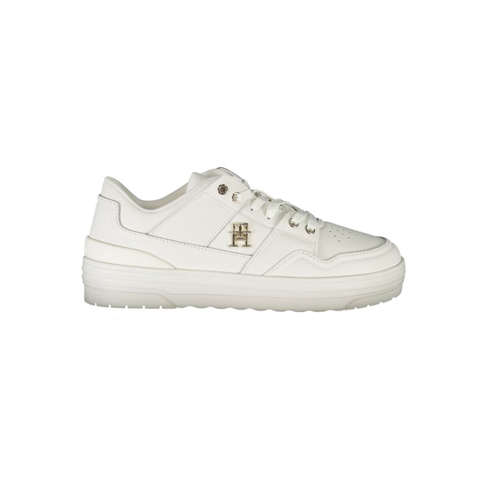 Tommy Hilfiger Hvid Læder Dame Sneaker