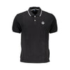 North Sails sort bomuldspoloshirt