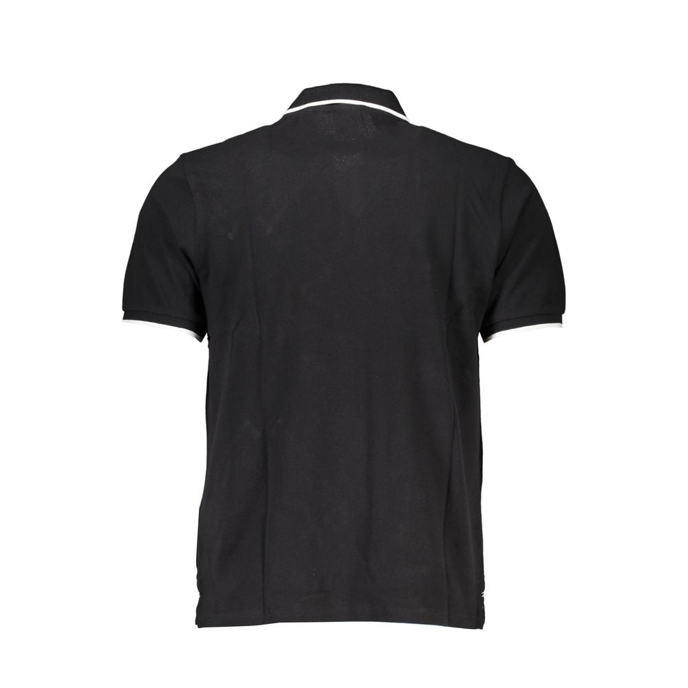 North Sails sort bomuldspoloshirt
