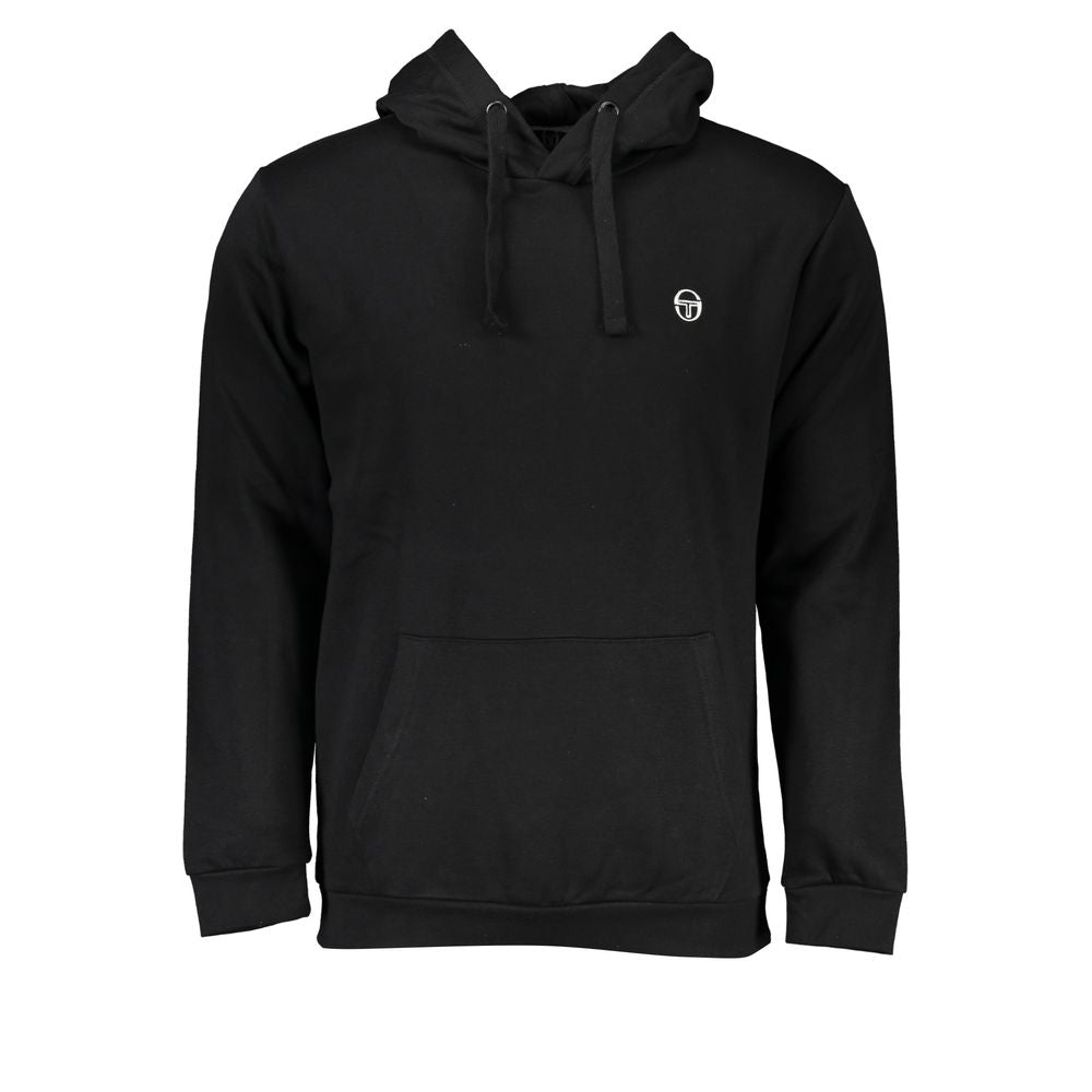 Sergio Tacchini sort bomuldstrøje