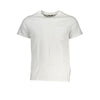 K-WAY Elegant Hvid Bomulds T-shirt med Lommedetalje