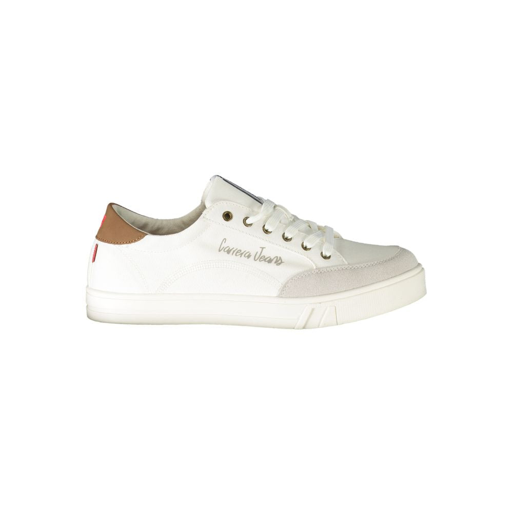 Carrera Hvid Polyester Sneaker