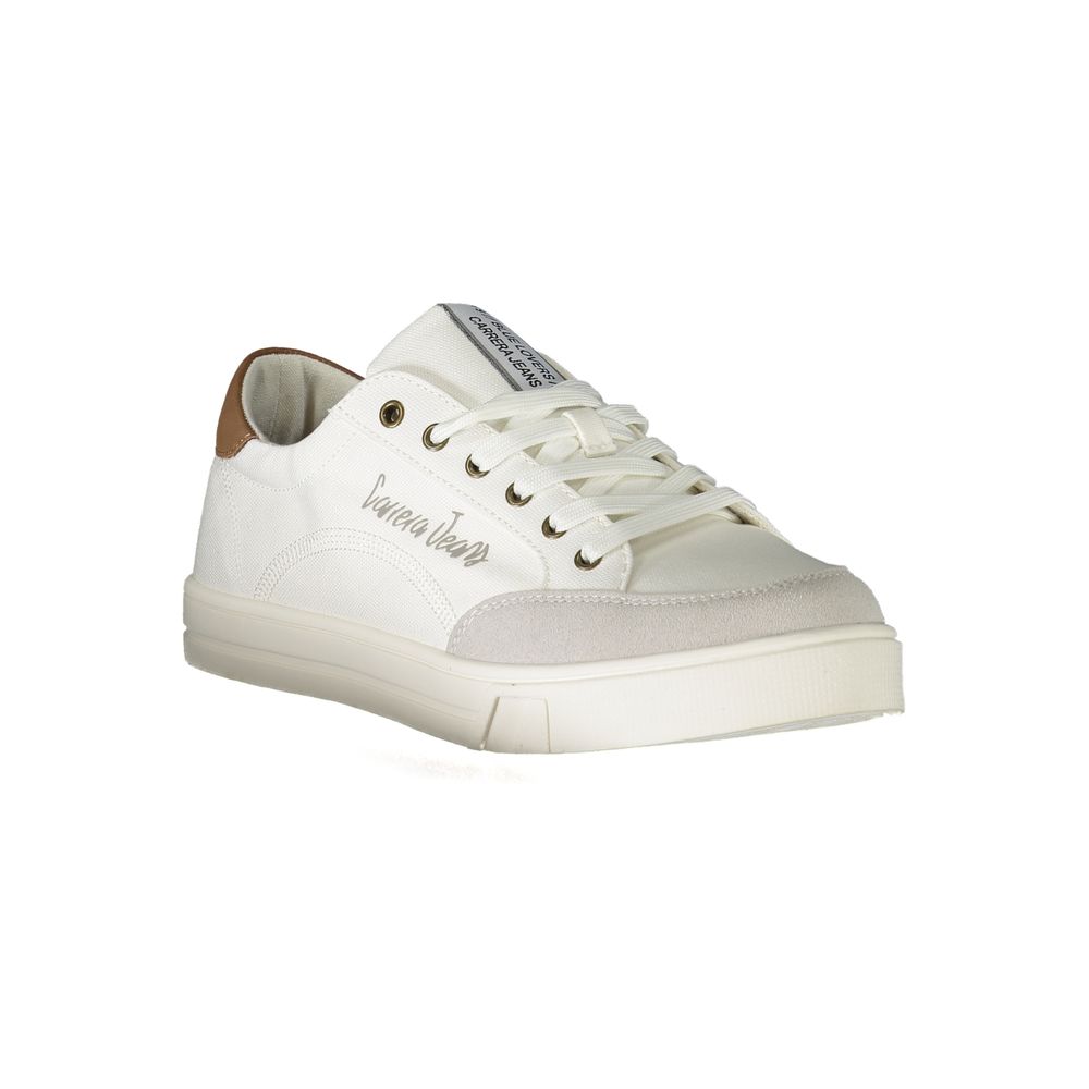 Carrera Hvid Polyester Sneaker