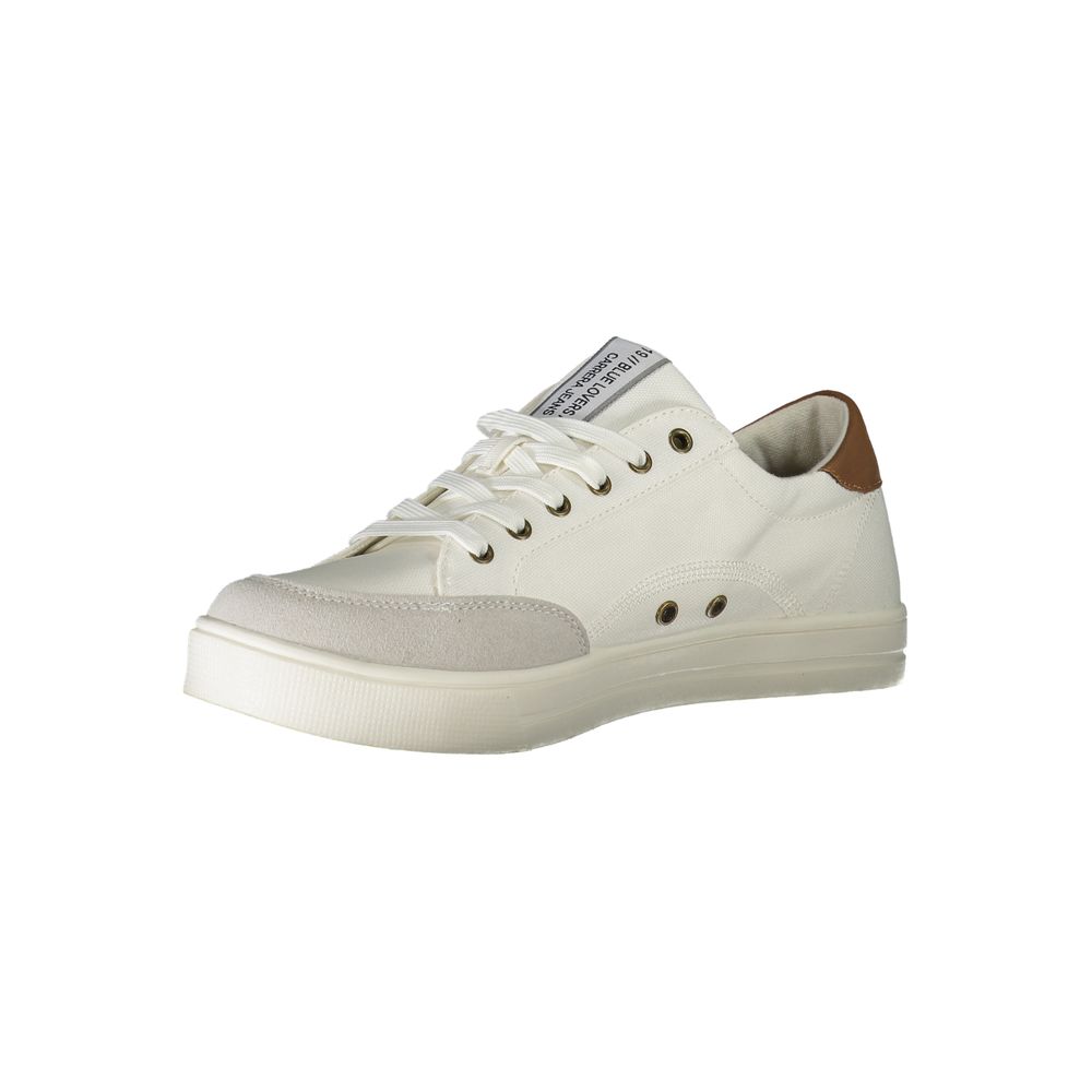 Carrera Hvid Polyester Sneaker