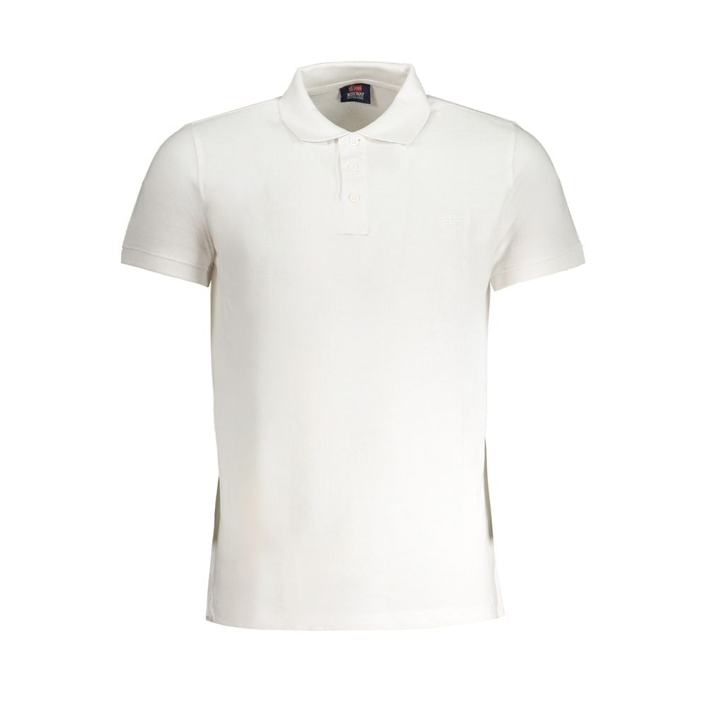 Norge 1963 Hvid bomuldspoloshirt