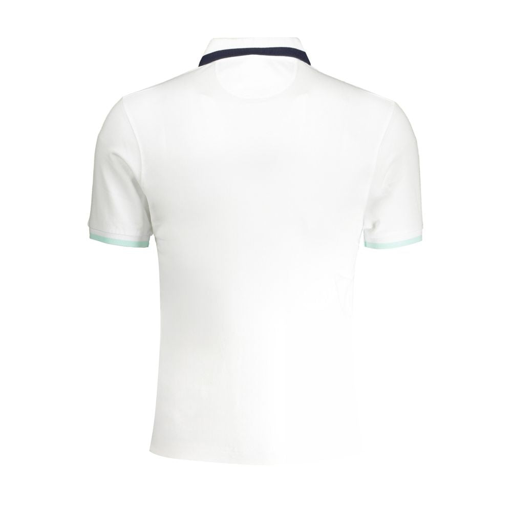 La Martina Hvid Bomuldspoloshirt