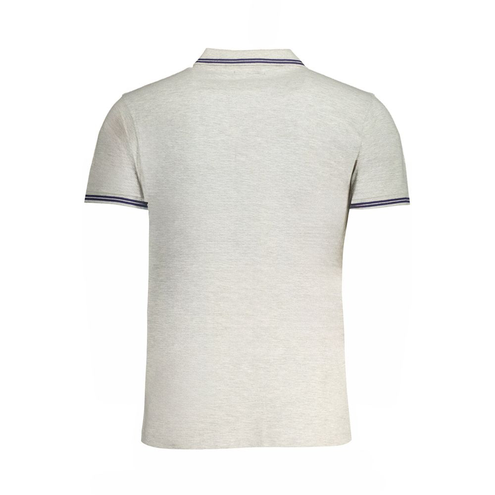 Cavalli Class Grå Bomuld Herre Poloshirt