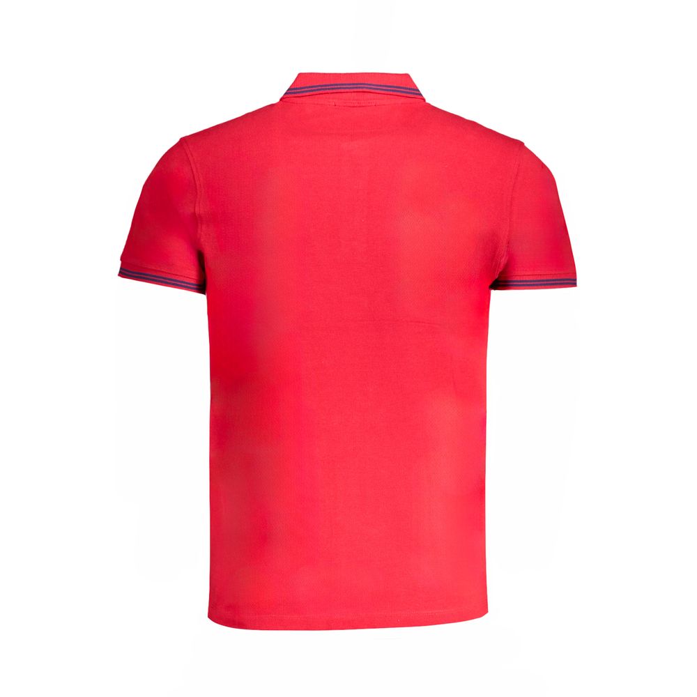 Cavalli Class rød bomuldspoloshirt