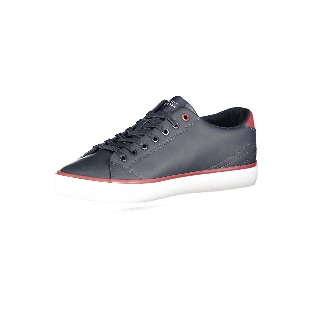 Tommy Hilfiger Blå Polyester Sneaker