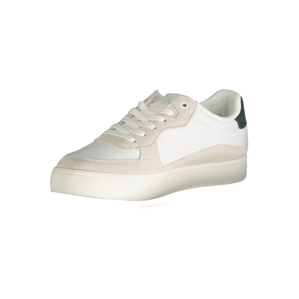Calvin Klein Hvid Læder Herre Sneaker
