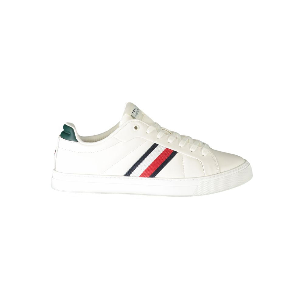 Tommy Hilfiger Hvide Læder Herre Sneaker