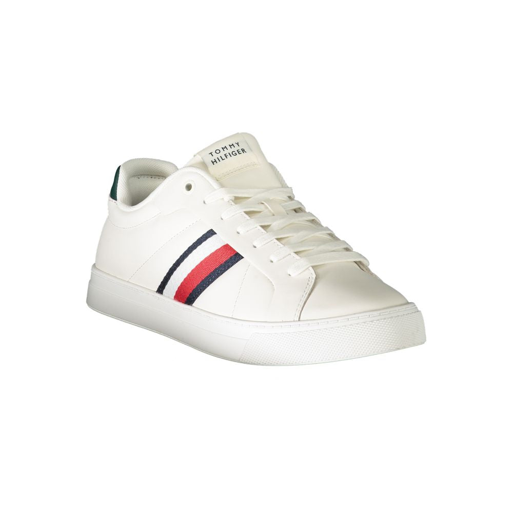 Tommy Hilfiger Hvide Læder Herre Sneaker