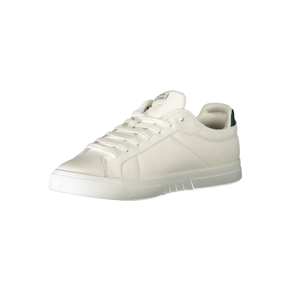 Tommy Hilfiger Hvide Læder Herre Sneaker