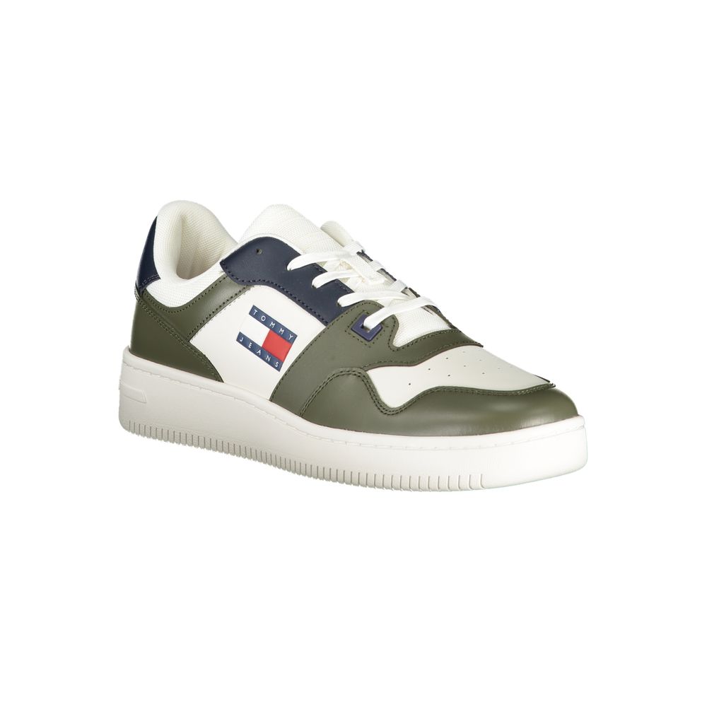 Tommy Hilfiger Grønne Læder Herre Sneaker