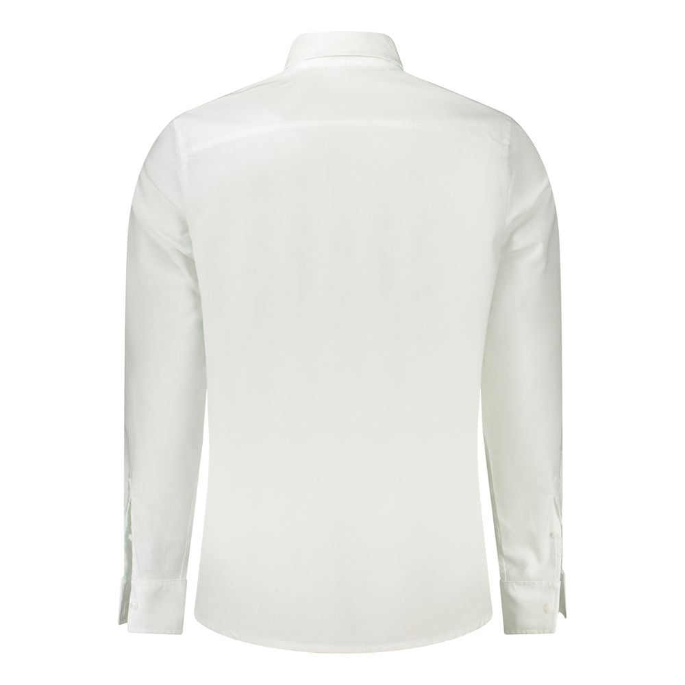 Calvin Klein Hvid Bomuld Herreskjorte