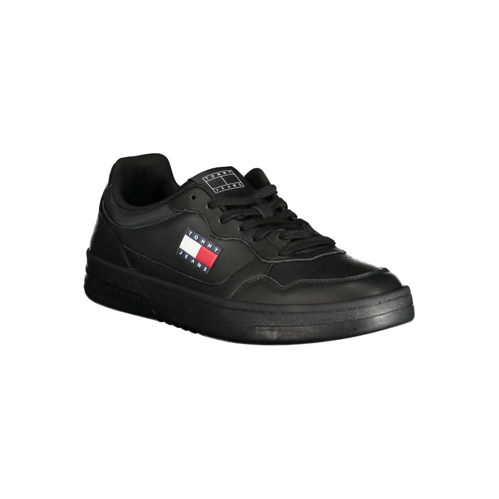 Tommy Hilfiger Sort Polyethylen Herre Sneaker