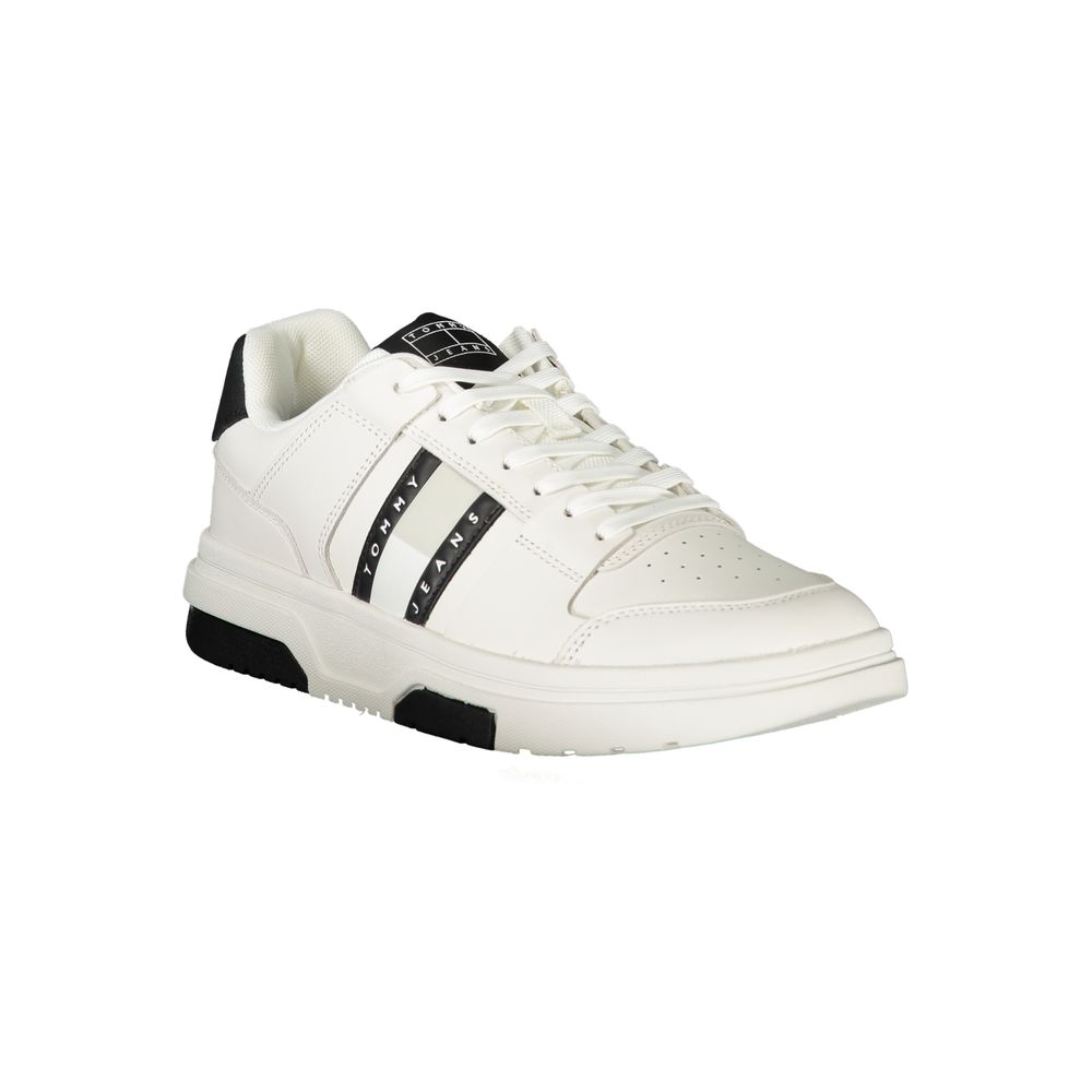Tommy Hilfiger Hvid Polyethylen Herre Sneaker