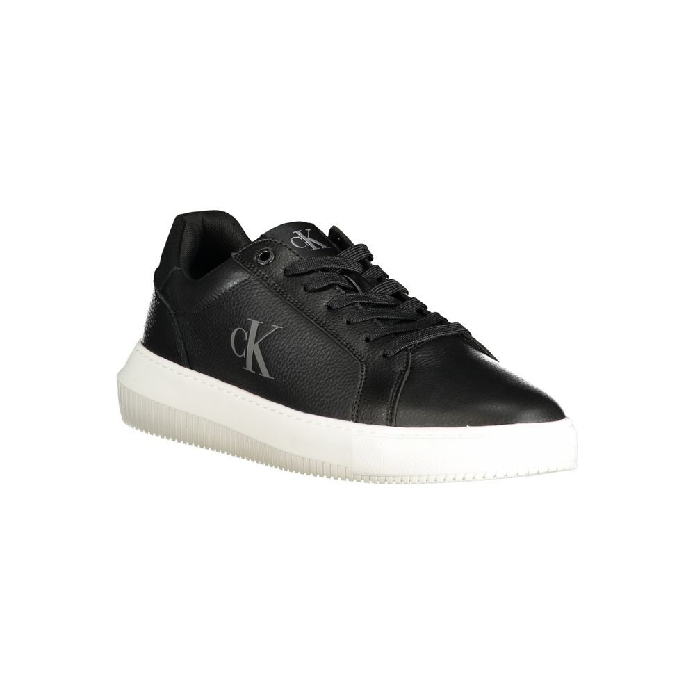 Calvin Klein Sort Polyethylen Herre Sneaker