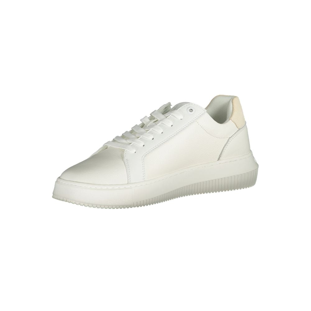 Calvin Klein Hvid Polyethylen Herre Sneaker