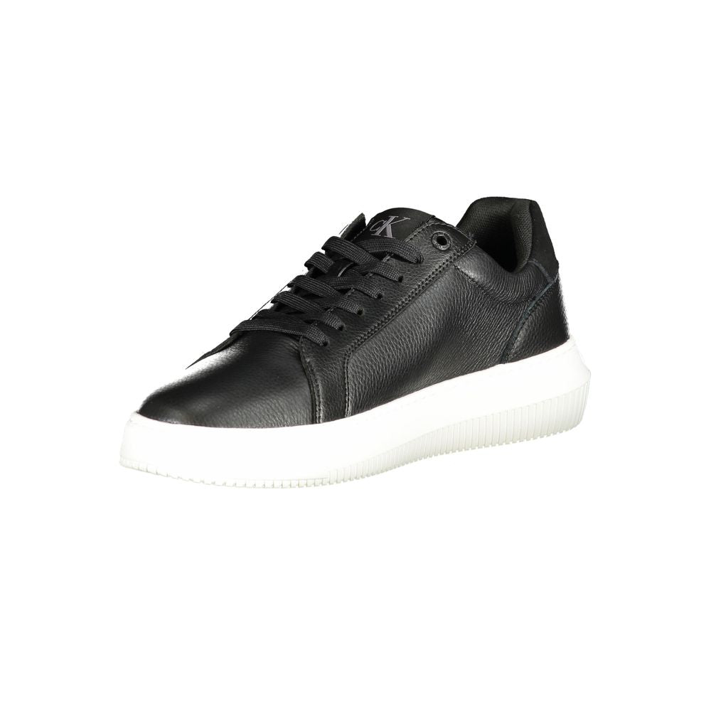Calvin Klein Sort Polyethylen Herre Sneaker