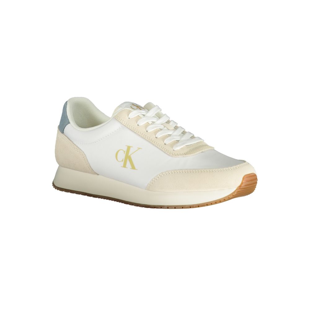 Calvin Klein Hvid Polyester Herre Sneaker